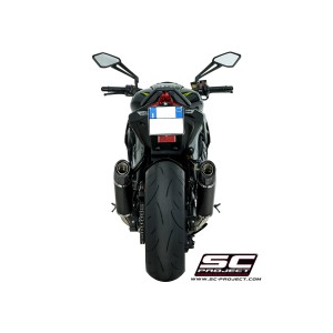 SC Project para KAWASAKI Z1000 (2017 - 2020) - Par de escapes Conic carbono