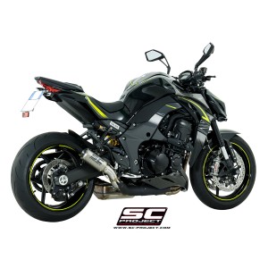 SC Project para KAWASAKI Z1000 (2017 - 2020) - Par de escapes CR-T titanio