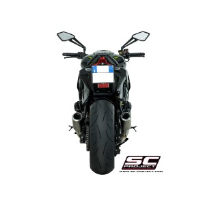 SC Project para KAWASAKI Z1000 (2017 - 2020) - Par de escapes CR-T titanio