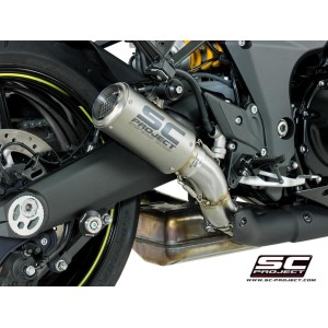 SC Project para KAWASAKI Z1000 (2017 - 2020) - Par de escapes CR-T titanio