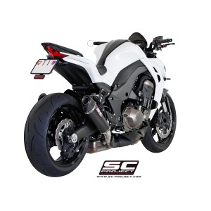 SC Project para KAWASAKI Z1000 (2014 - 2016) - Par de escapes Conic carbono