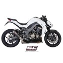 SC Project para KAWASAKI Z1000 (2014 - 2016) - Par de escapes Conic carbono