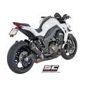 SC Project para KAWASAKI Z1000 (2014 - 2016) - Par de escapes Conic carbono