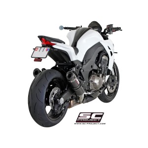 SC Project para KAWASAKI Z1000 (2014 - 2016) - Par de escapes GP-Tech carbono