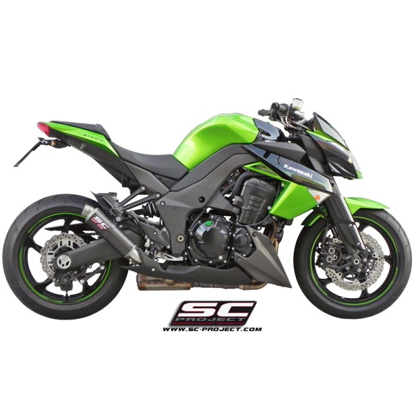 SC Project para KAWASAKI Z1000 (2010 - 2013) - SX - Par de escapes GP-M2 carbono