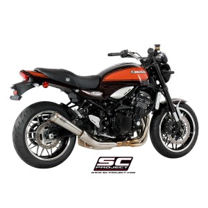 SC Project para KAWASAKI Z900 RS (2018 - 2020) - Cafe - Escape Conico 70s acero inoxidable