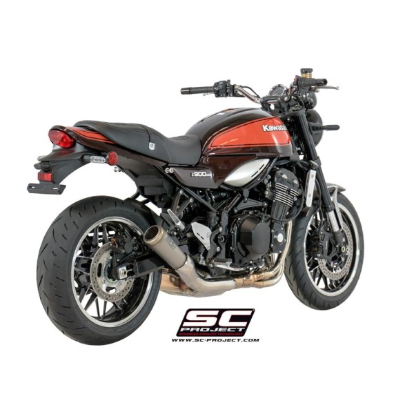 SC Project para KAWASAKI Z900 RS (2018 - 2020) - Cafe - Escape S1-GP titanio