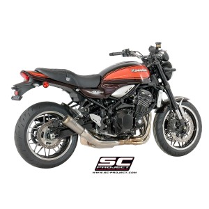 SC Project para KAWASAKI Z900 RS (2018 - 2020) - Cafe - Escape S1-GP titanio