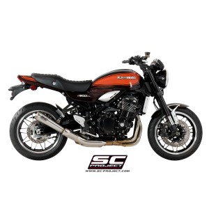 SC Project para KAWASAKI Z900 RS (2021 - 2024) - Escape Conico 70s acero inoxidable