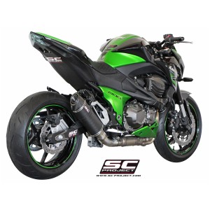 SC Project para KAWASAKI Z800 (2012 - 2016) - Escape Oval carbono