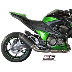 SC Project para KAWASAKI Z800 (2012 - 2016) - Escape Oval carbono