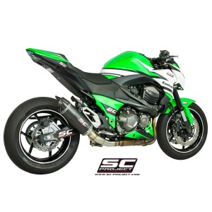 SC Project para KAWASAKI Z800 (2012 - 2016) - Escape Oval carbono