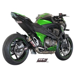 SC Project para KAWASAKI Z800 e version (2012 - 2016) - Escape GP-M2 carbono