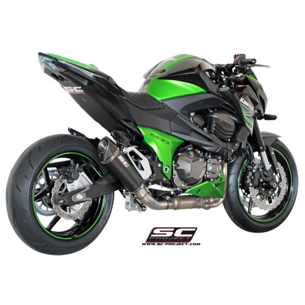SC Project para KAWASAKI Z800 e version (2012 - 2016) - Escape Conic carbono