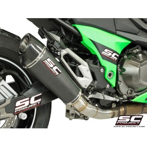 SC Project para KAWASAKI Z800 e version (2012 - 2016) - Escape Conic carbono