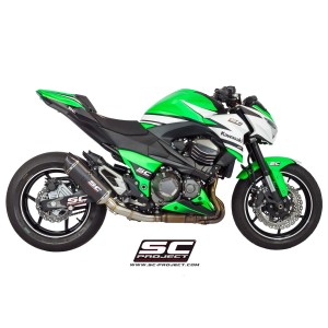 SC Project para KAWASAKI Z800 e version (2012 - 2016) - Escape Oval carbono