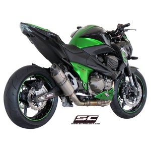 SC Project para KAWASAKI Z800 e version (2012 - 2016) - Escape Oval titanio