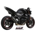 SC Project para KAWASAKI Z750 (2007 - 2014) - R - Escape Oval carbono