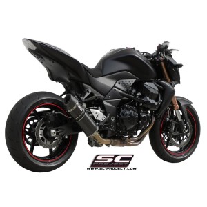 SC Project para KAWASAKI Z750 (2007 - 2014) - R - Escape Oval carbono