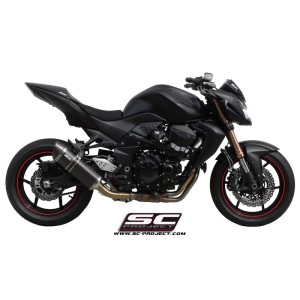SC Project para KAWASAKI Z750 (2007 - 2014) - R - Escape Oval carbono