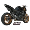 SC Project para KAWASAKI Z750 (2007 - 2014) - R - Escape Oval carbono