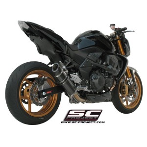 SC Project para KAWASAKI Z750 (2007 - 2014) - R - Escape Oval carbono