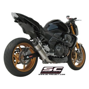SC Project para KAWASAKI Z750 (2007 - 2014) - R - Escape Oval titanio