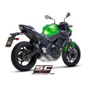 SC Project para KAWASAKI NINJA 650 (2021 - 2022) - Línea de escape completa 2-1 acero inoxidable, con escape SC1-R GT titanio