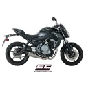 SC Project para KAWASAKI Z650 (2017 - 2019) - Línea de escape completa 2-1 acero inoxidable, con escape SC1-R GT titanio