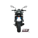 SC Project para KAWASAKI Z650 (2017 - 2019) - Línea de escape completa 2-1 acero inoxidable, con escape SC1-R GT titanio
