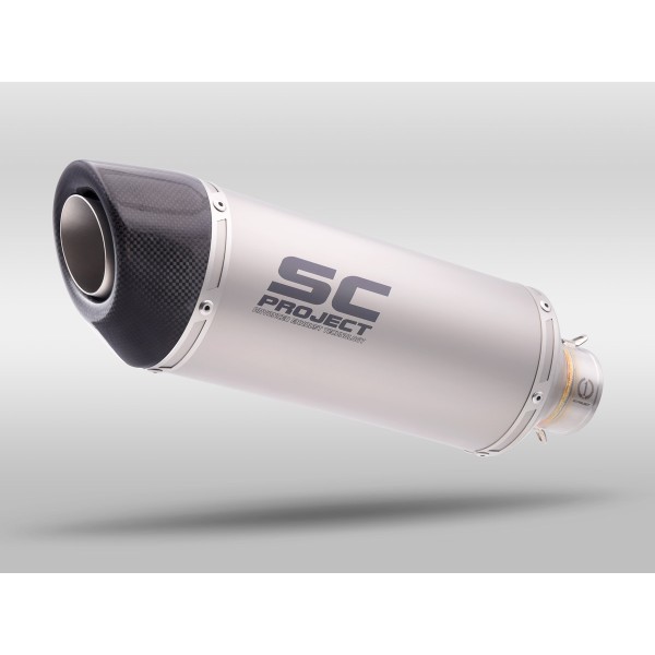 SC Project para KAWASAKI ER6N - ER6F (2005 - 2011) - Escape Oval titanio