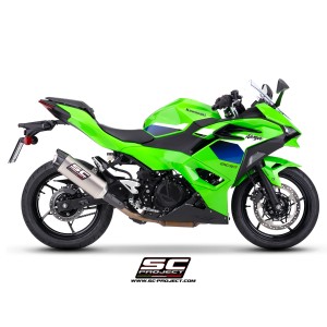 SC Project para KAWASAKI Ninja 500 (2024 - 2026) - Escape SC1-X titanio