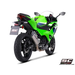 SC Project para KAWASAKI Ninja 500 (2024 - 2026) - Escape SC1-X titanio