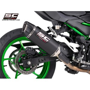 SC Project para KAWASAKI Z500 (2024 - 2026) - Escape SC1-X carbono
