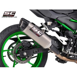 SC Project para KAWASAKI Z500 (2024 - 2026) - Escape SC1-X titanio