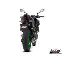 SC Project para KAWASAKI Z500 (2024 - 2026) - Escape CR-T carbono, con malla antipiedras