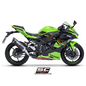 SC Project para KAWASAKI NINJA ZX-4R - RR (2024 - 2026) - Escape SC1-S carbono