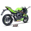 SC Project para KAWASAKI NINJA ZX-4R - RR (2024 - 2026) - Escape S1 titanio