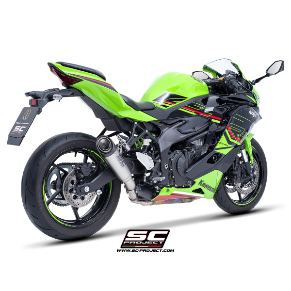 SC Project para KAWASAKI NINJA ZX-4R - RR (2024 - 2026) - Escape S1 titanio