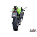 SC Project para KAWASAKI NINJA ZX-4R - RR (2024 - 2026) - Escape S1 titanio