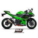 SC Project para KAWASAKI NINJA 400 (2018 - 2020) - Escape CR-T titanio