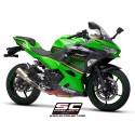 SC Project para KAWASAKI NINJA 400 (2018 - 2020) - Escape CR-T titanio