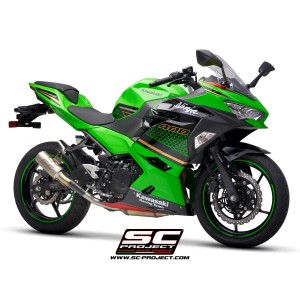 SC Project para KAWASAKI NINJA 400 (2018 - 2020) - Escape CR-T titanio