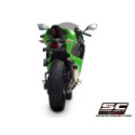 SC Project para KAWASAKI NINJA 400 (2018 - 2020) - Escape CR-T titanio
