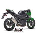 SC Project para KAWASAKI Z400 (2019 - 2020) - Escape SC1-M titanio
