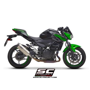 SC Project para KAWASAKI Z400 (2019 - 2020) - Escape SC1-M titanio