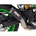 SC Project para KAWASAKI Z900 - Z900 A2 (2025 - 2026) - Escape CR-T M2 Ti-Carbon, fibra de carbono / titanio, con malla antipied