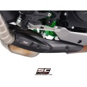 SC Project para KAWASAKI Z900 - Z900 A2 (2025 - 2026) - Escape CR-T M2 Ti-Carbon, fibra de carbono / titanio, con malla antipied