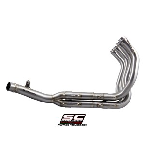 SC Project para KAWASAKI Z900 A2 (2020 - 2024) - Euro 5 - Colectores 4-2-1 acero inoxidable, compatibles con gama específica SC-