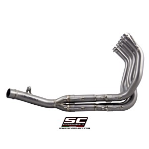 SC Project para KAWASAKI Z900 A2 (2020 - 2024) - Euro 5 - Colectores 4-2-1 acero inoxidable, compatibles con gama específica SC-